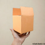 4.5x4.5x4.5 Inch Cube Corrugated Box – 3 Ply