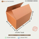 13x10x7 Inch Carton Box – 3 Ply
