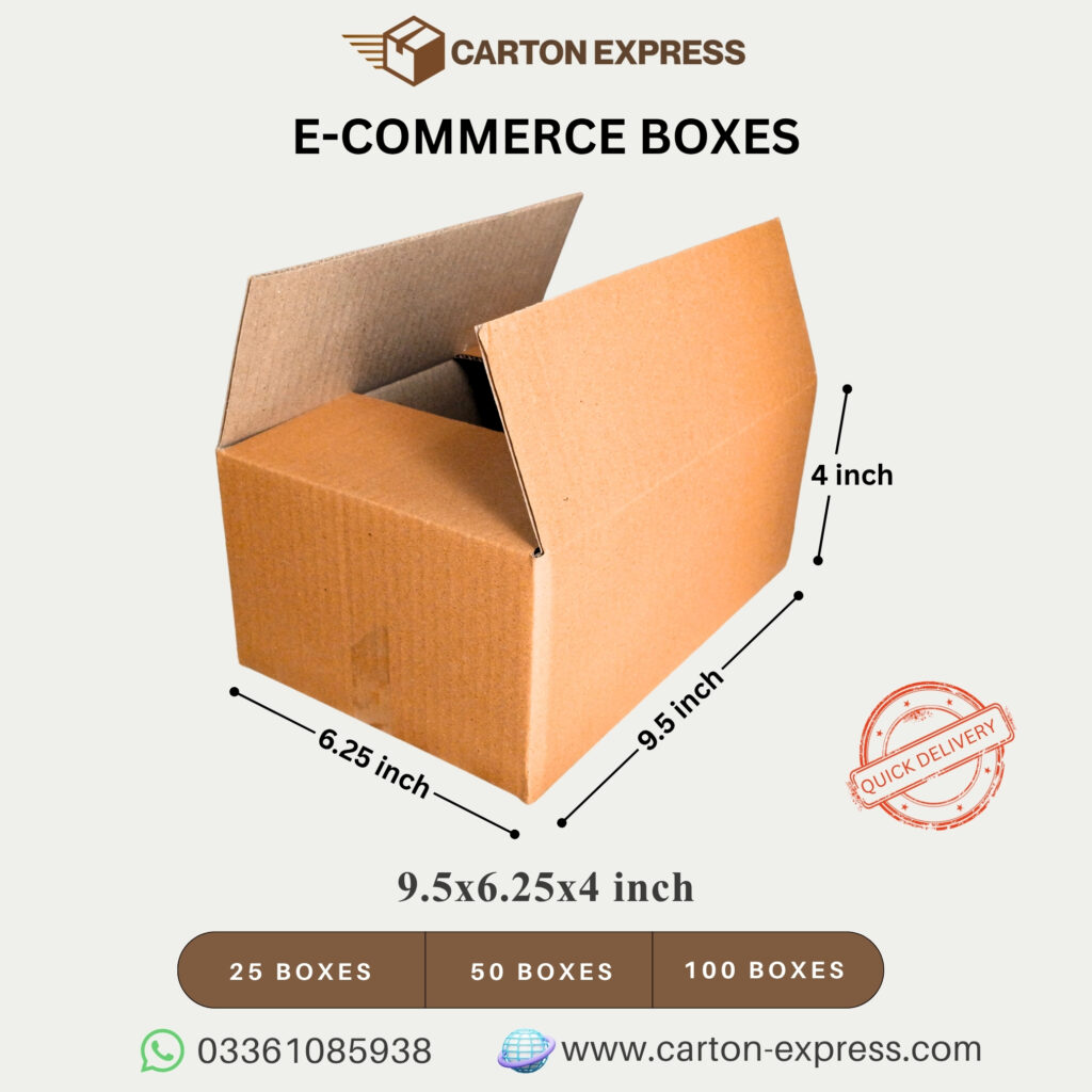 10x6.5x4 Inch Carton Box – 3 Ply