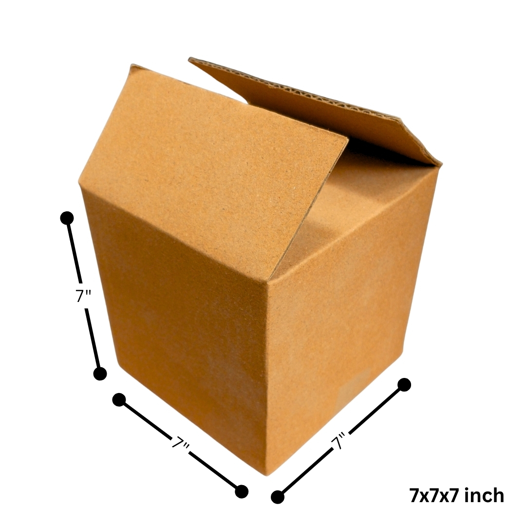 7x7x7 Inch Cube Carton Box – 3 Ply 7x7x7 Inch Cube Carton Box – 3 Ply