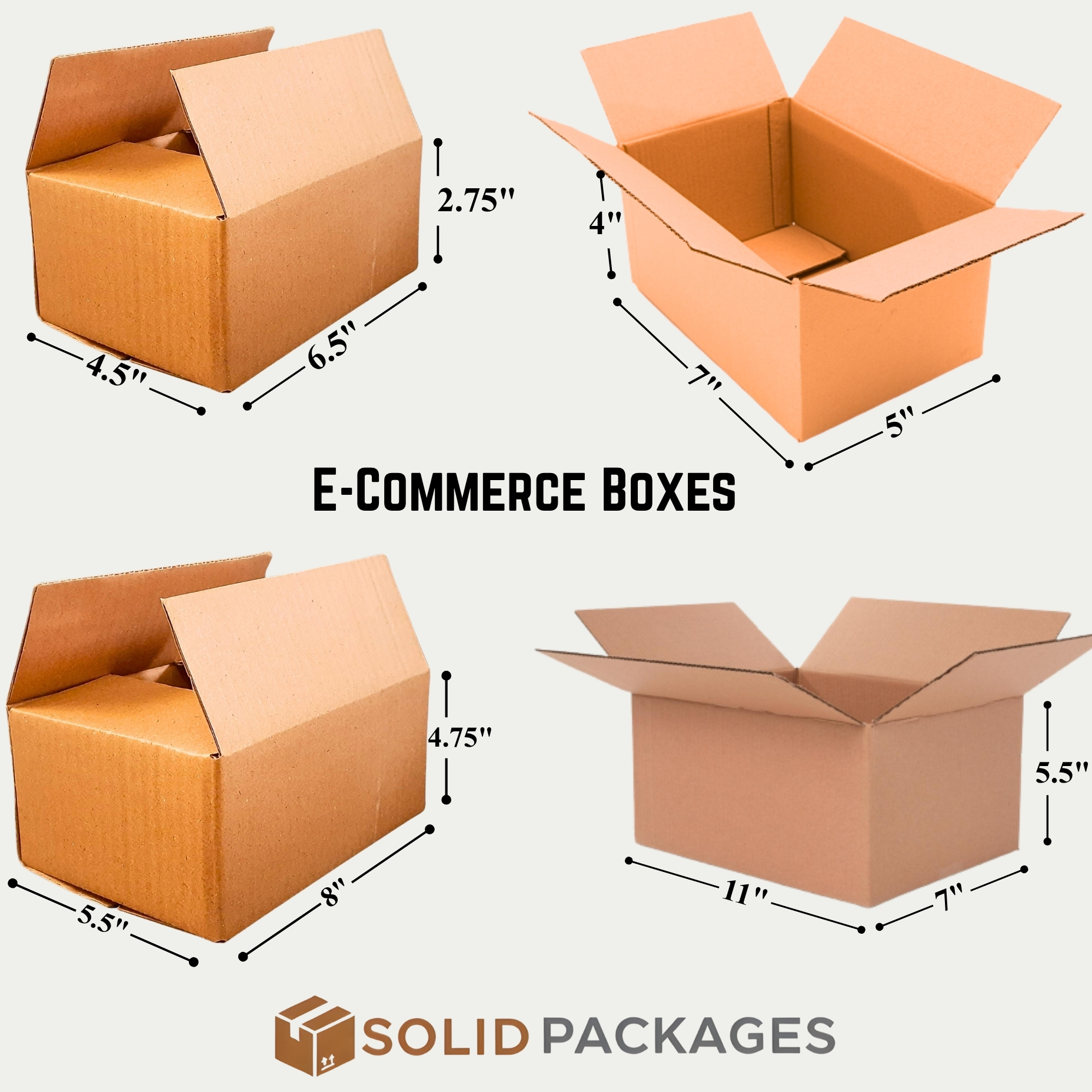 Best-Selling E-commerce Boxes – Pack of 50 (4 Sizes) Best-Selling E-commerce Boxes – Pack of 50 (4 Sizes)
