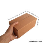 7.25x4.5x3.5 Inch Carton Box – 3 Ply