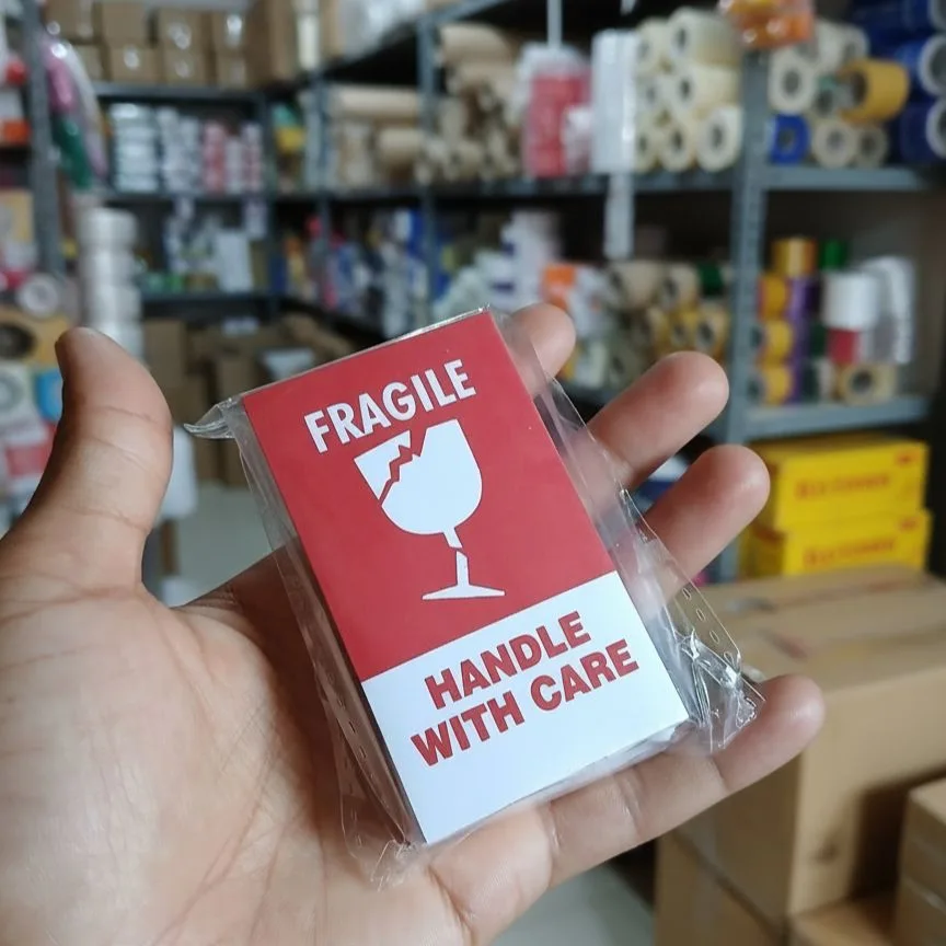 Fragile Label Stickers – Handle With Care (100 pcs)