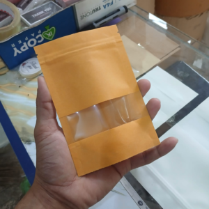 Brown Stand-Up Zipper Pouches – 2 Sizes