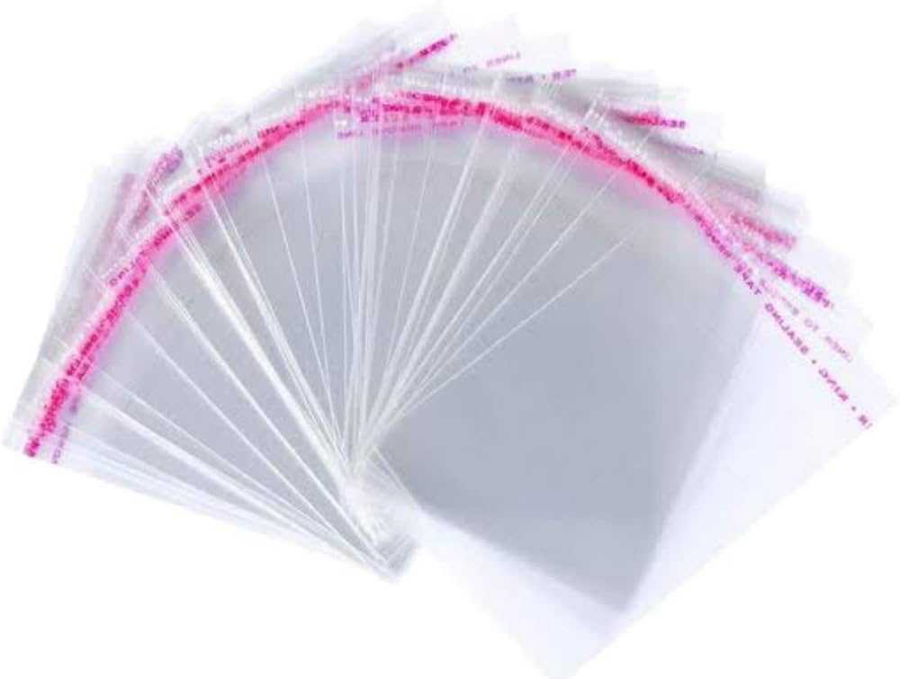 Transparent Jewellery Bags with Tape – 13 Sizes