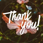 Thank you Sticker 2 inch Round - Image 4