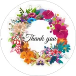 Thank you Sticker 2 inch Round - Image 7