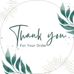 Thank you Sticker 2 inch Round - Image 10
