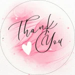 Thank you Sticker 2 inch Round - Image 18
