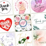 Thank you Sticker 2 inch Round